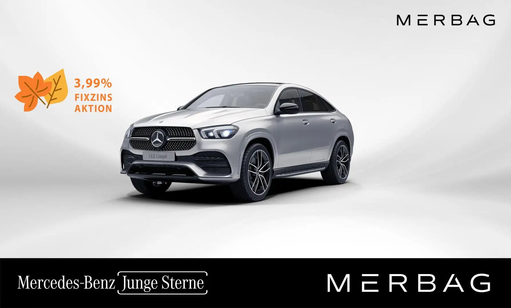 Mercedes-Benz GLE 350 de 4MATIC Coupé Silber - 1
