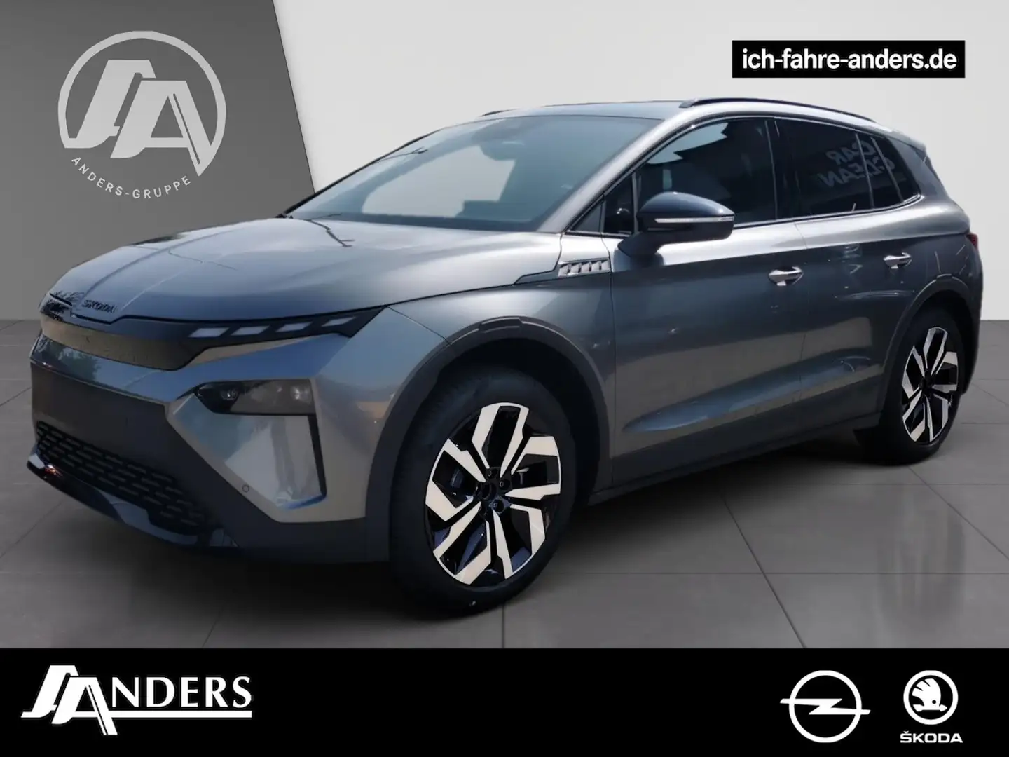 Skoda Elroq 60 Sportline +AHK+Distronic+HUD+Edi.+360 Сірий - 1