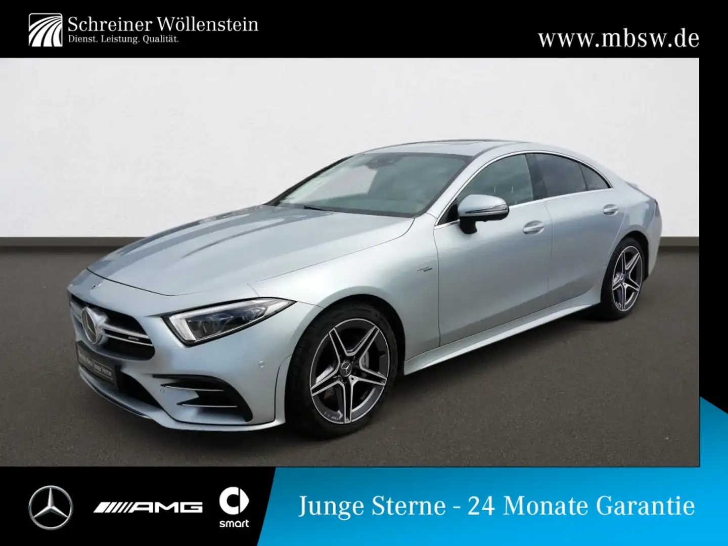 Mercedes-Benz CLS 53 AMG 4M+ Sitzklima*360°*AHK*MBUX*Navi*Ambi Silber - 1