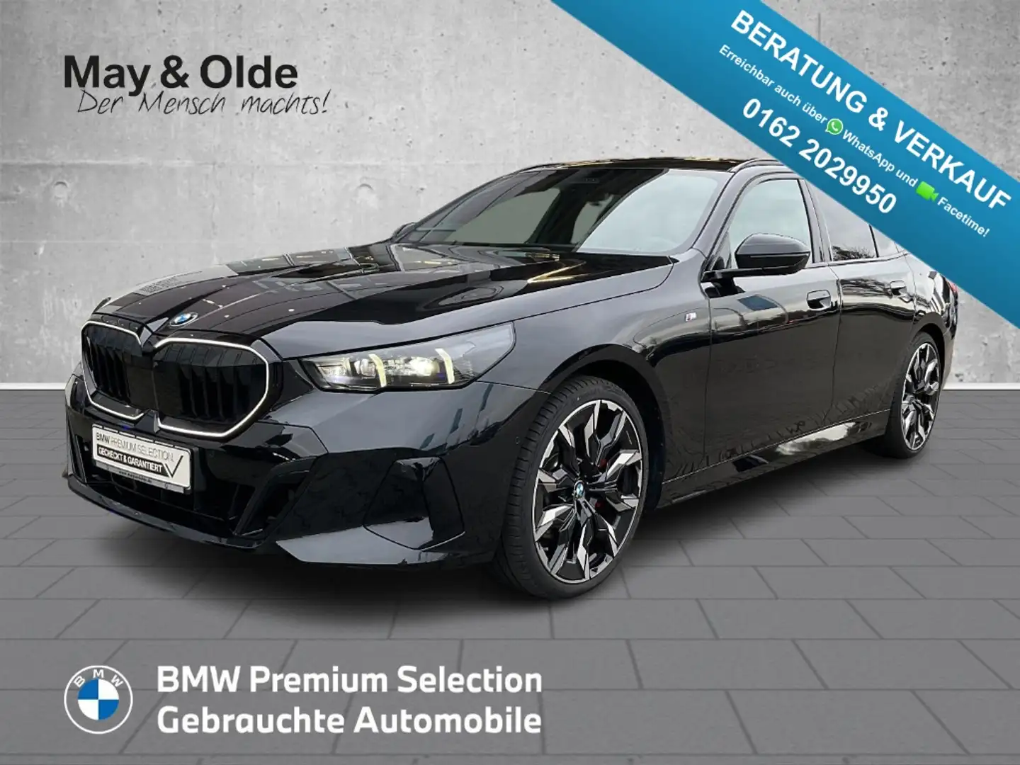 BMW 520 i M Sportpaket HUD AHK ACC Pano Navi Soundst-B&W I Schwarz - 1