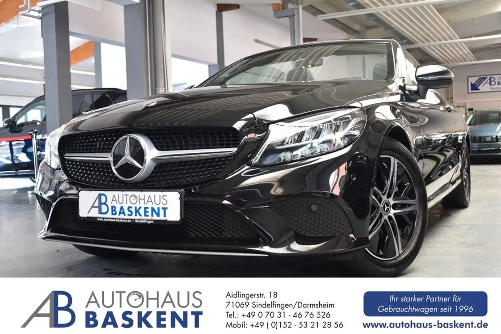 Mercedes-Benz C 200 Cabrio*KEYLESS-GO*LED*SHZ*PDC*ALU Black - 1