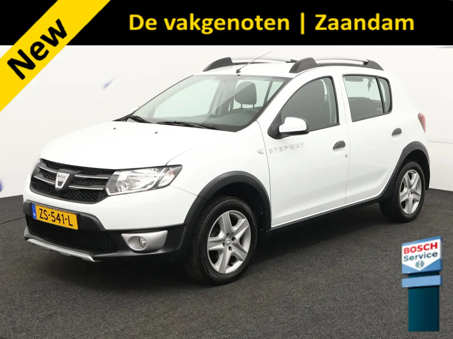 Dacia Sandero 0.9 TCe Stepway Lauréate Airco, bluetooth, navigat Bianco - 1