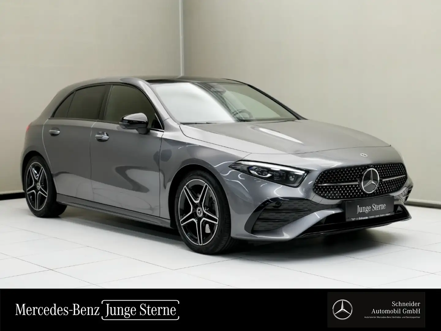 Mercedes-Benz A 220 4MATIC Kompaktlimousine Night Navi Sport Gris - 1