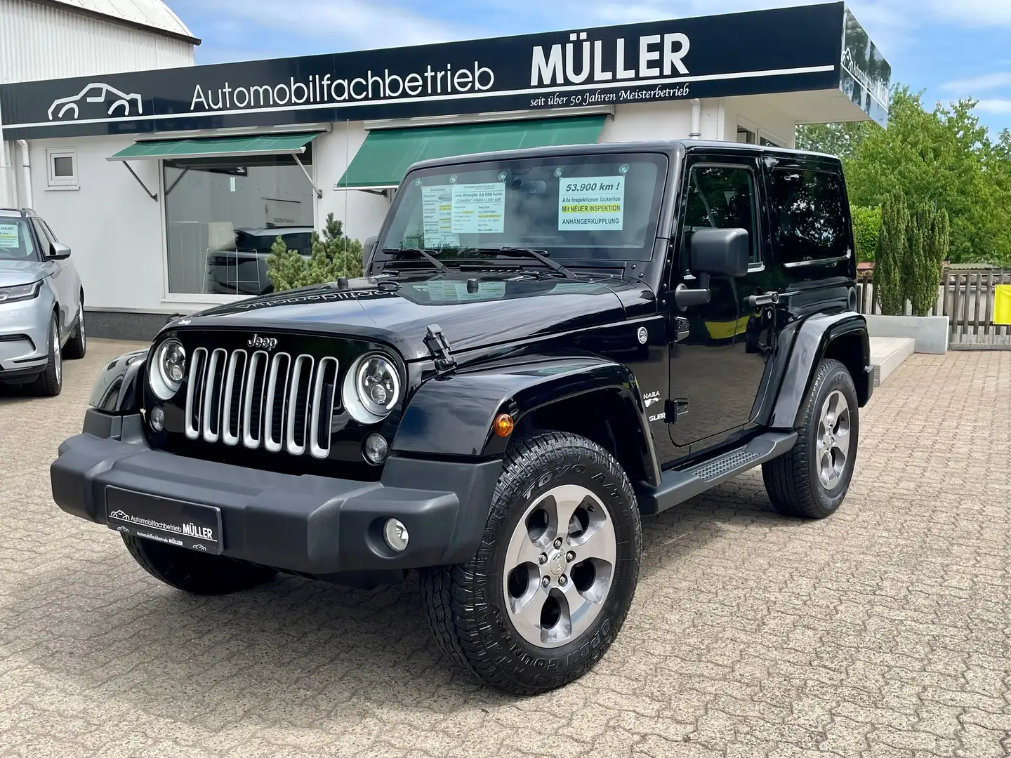 Jeep Wrangler Wrangler 2.8 CRD Aut."SAHARA"+LEDER+NAVI+LED+AHK Negro - 1