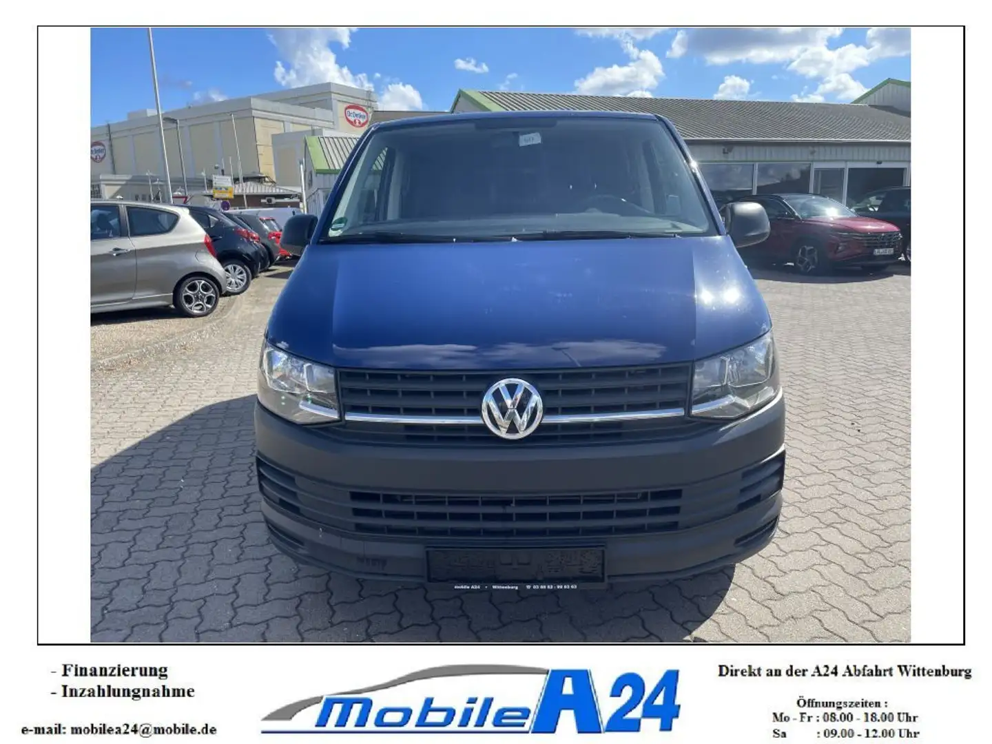 Volkswagen T6 Caravelle Trendline NAVI SHZ PDC SCHECKHEFT Bleu - 2