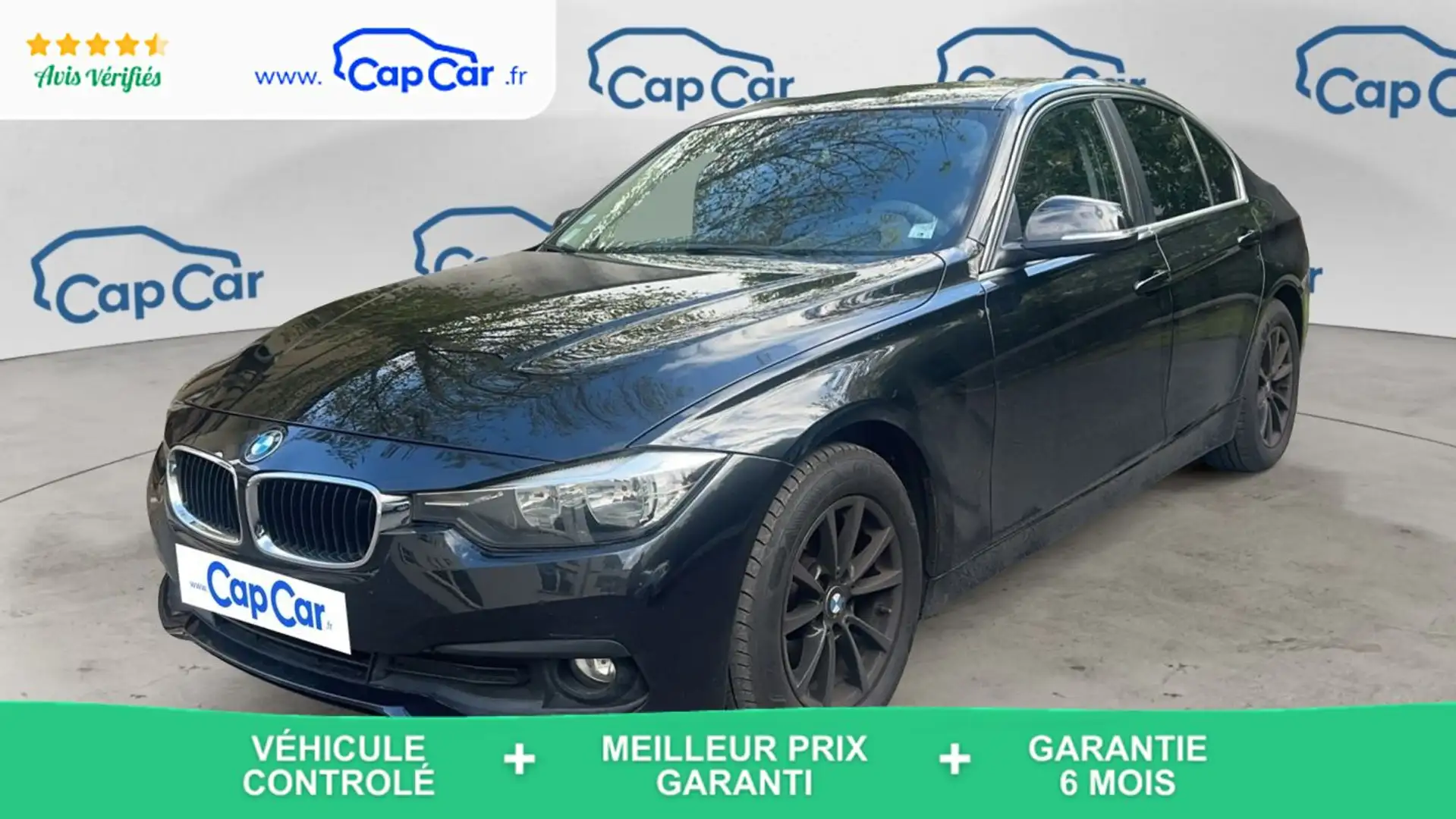 BMW 318 318d 2.0 d 150 Lounge - Automatique Entretien constructeur Noir - 1