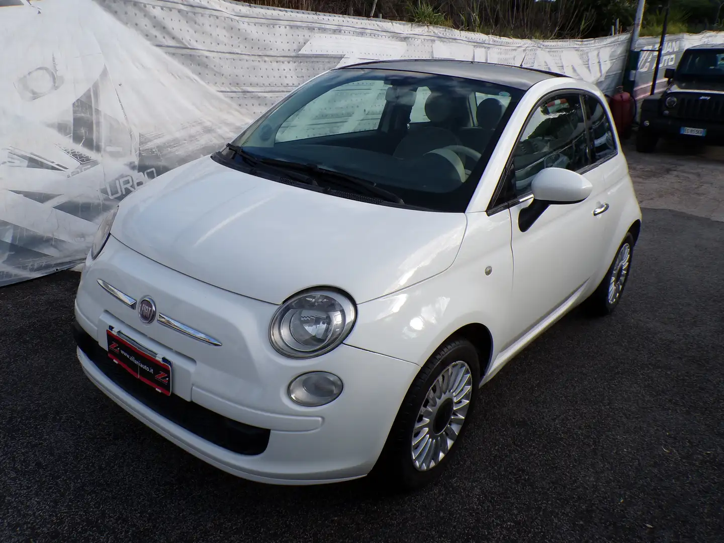 Fiat 500 1.2 Lounge BLUETOOTH..TETTO PANORAMICO.. Bianco - 2