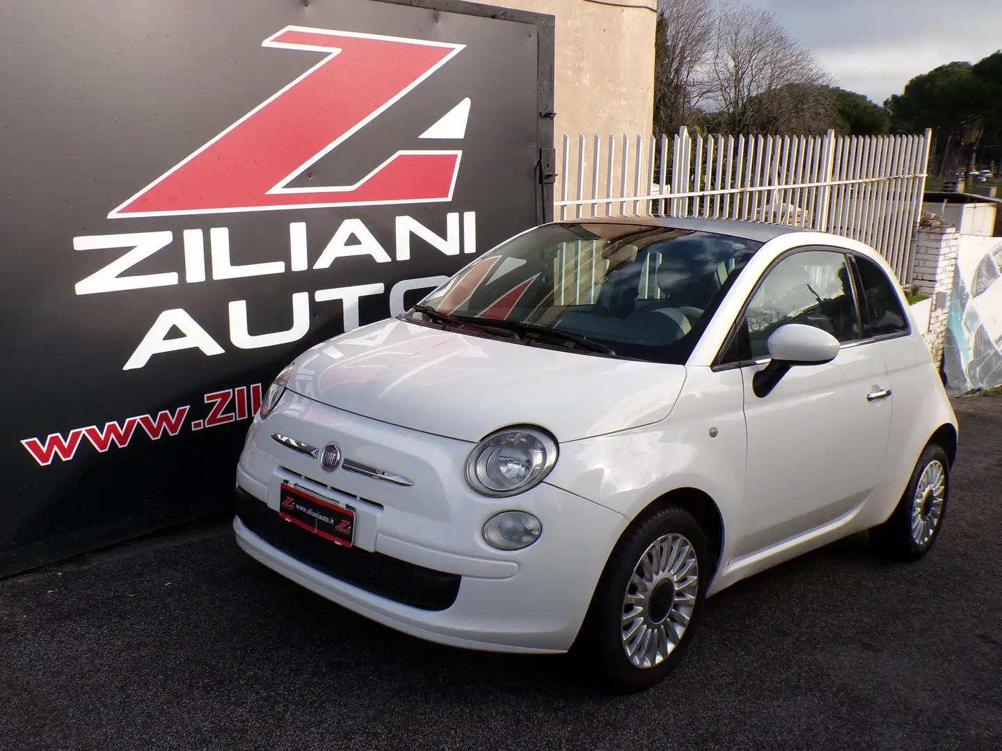 Fiat 500 1.2 Lounge BLUETOOTH..TETTO PANORAMICO.. Bianco - 1