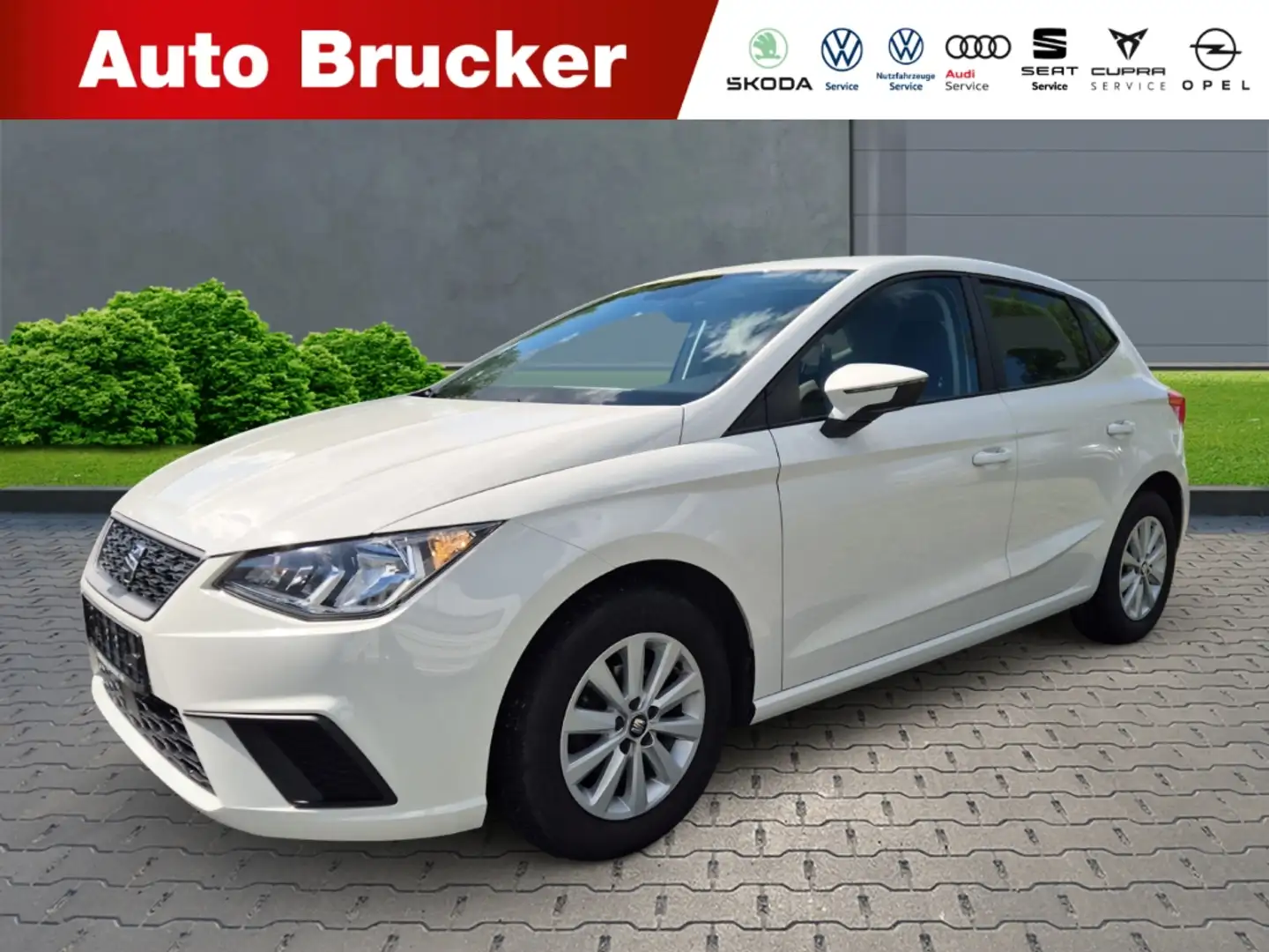 SEAT Ibiza Style 1.0 TSI+Alufelgen+Parksensoren+Sitzheizung Weiß - 1