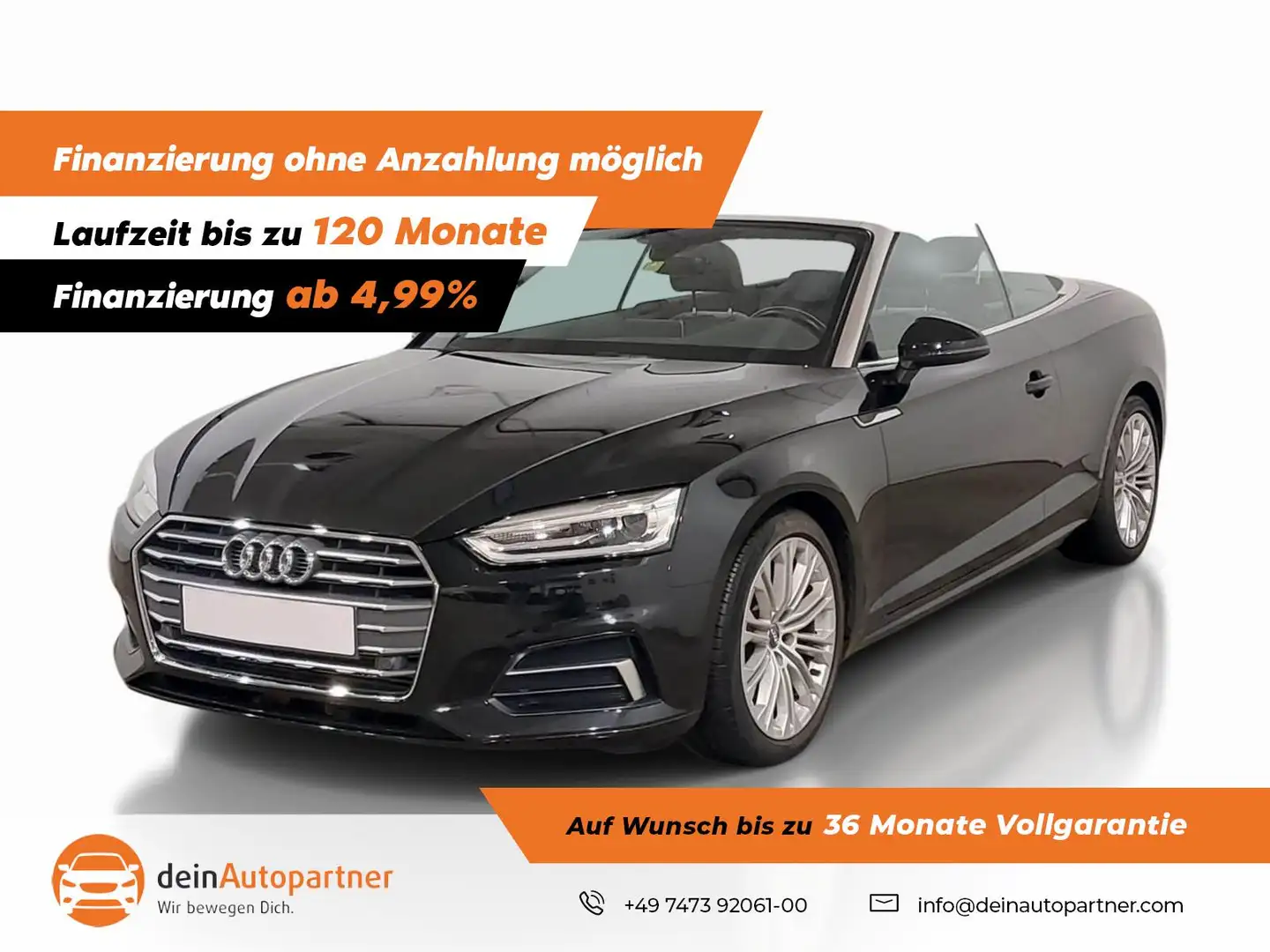 Audi A5 Cabriolet 40 TFSI sport/VIRTUAL/LED/SHZ/DRIVE SELE Noir - 1