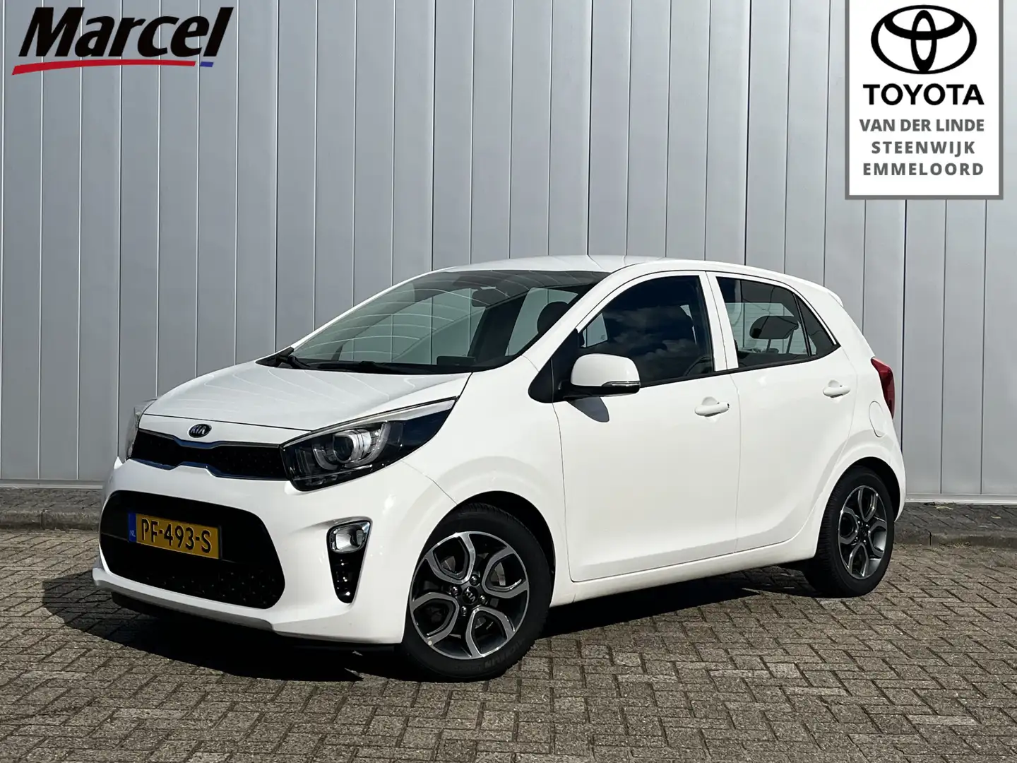 Kia Picanto 1.0 CVVT First Edition Clima Cruise Camera Apple c Blanc - 1