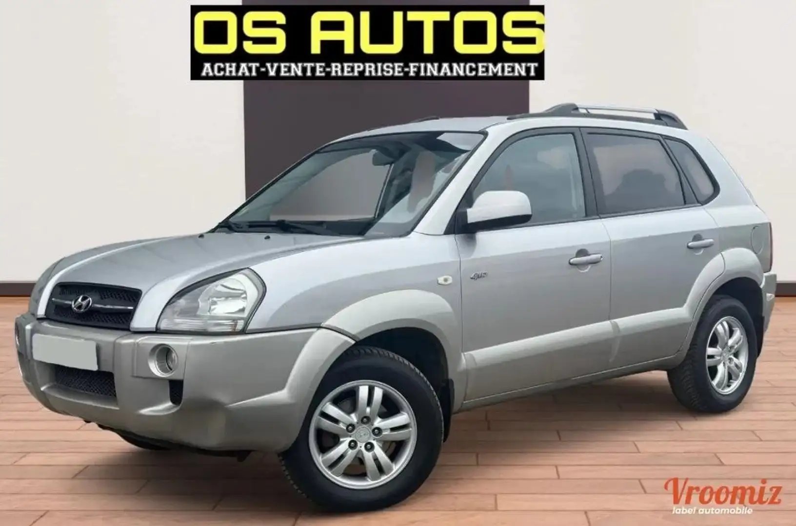 Hyundai TUCSON 4x4 - 2.0 CRDI 140ch (9 cv) 16V Turbo FAP - BVM6 - 5 Portes - Gris clair - 2006 Grau - 1