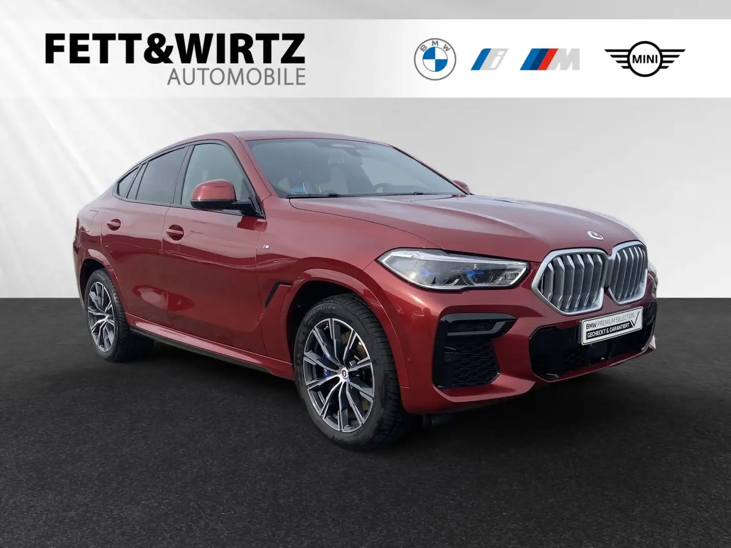BMW X6 xDrive40d MSport AHK Pano LCProf HiFi Rot - 1