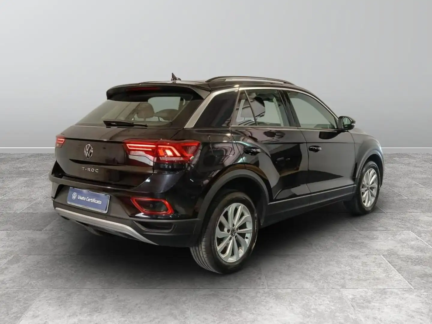 Volkswagen T-Roc 2.0 tdi scr Life 115cv Zwart - 2