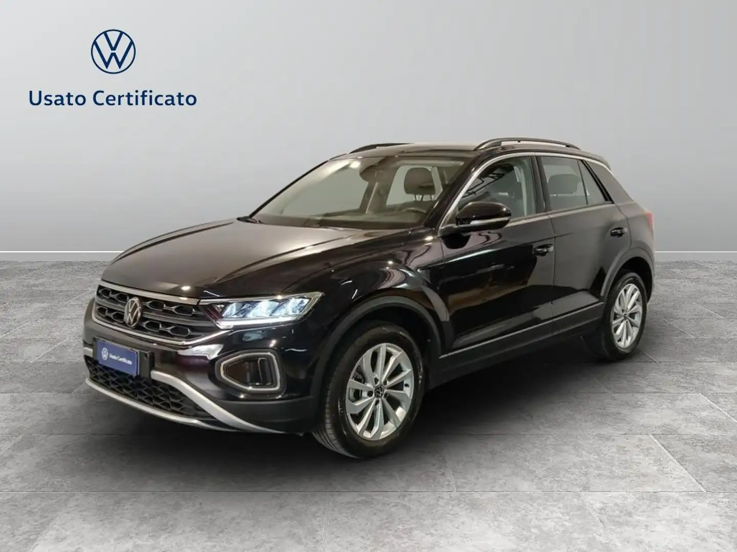 Volkswagen T-Roc 2.0 tdi scr Life 115cv Zwart - 1