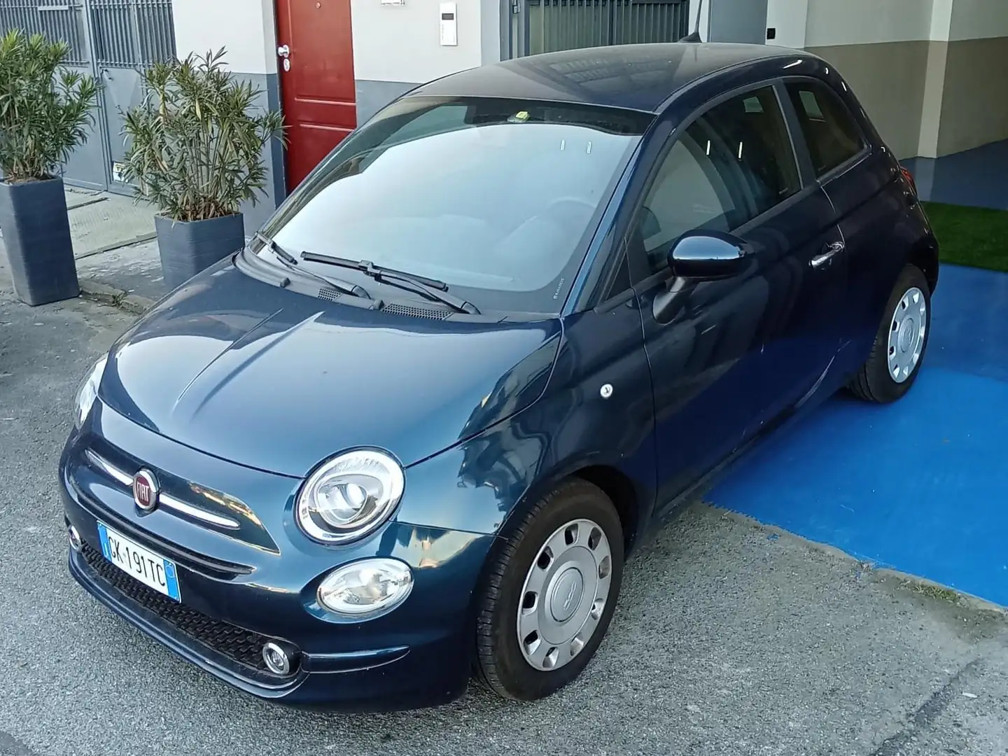 Fiat 500 500 III 2015 1.0 hybrid Cult 70cv Azul - 2