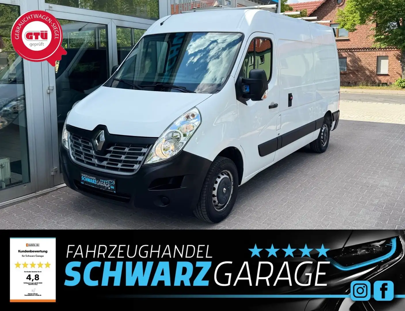 Renault Master III Kasten L2H2 HKa 3,5t Білий - 1