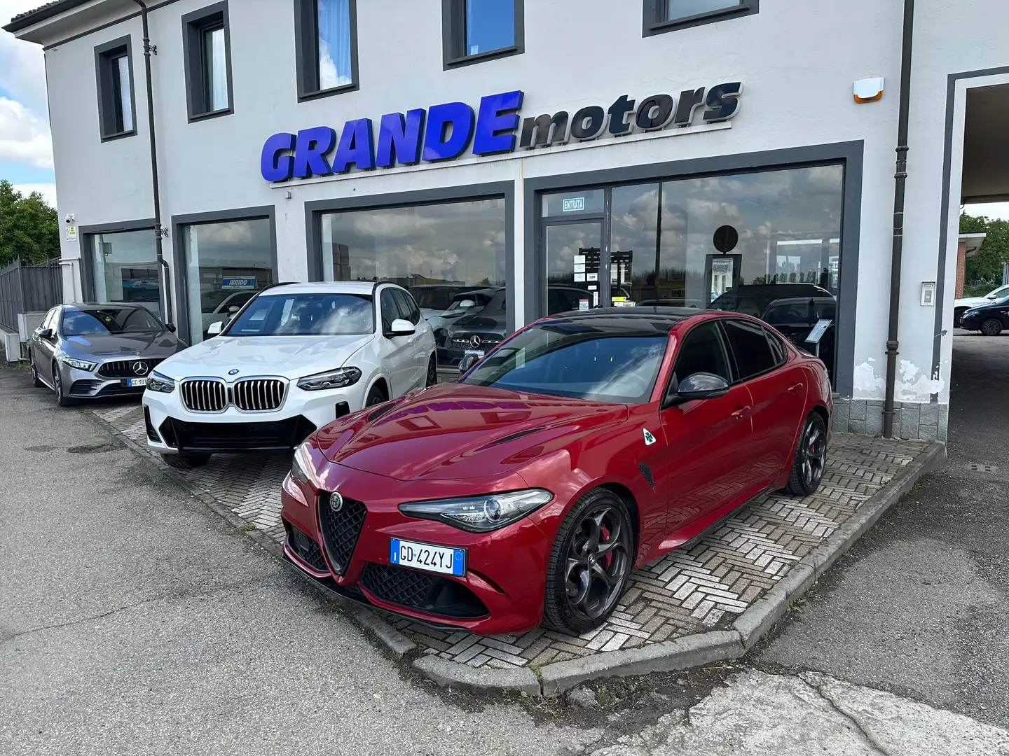 Alfa Romeo Giulia Giulia 2.9 V6 Quadrifoglio 510cv Tetto in Carbonio Rosso - 1