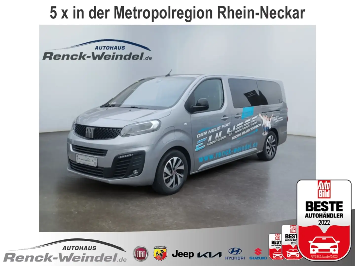 Fiat Ulysse Elektro L3 Navi Xenon El. Schiebetüren Mehrzonenkl Gri - 1