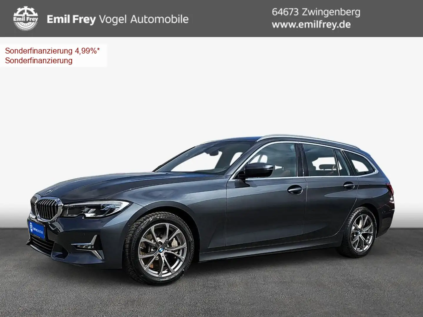 BMW 330 d Touring Aut. Luxury Line Grau - 1