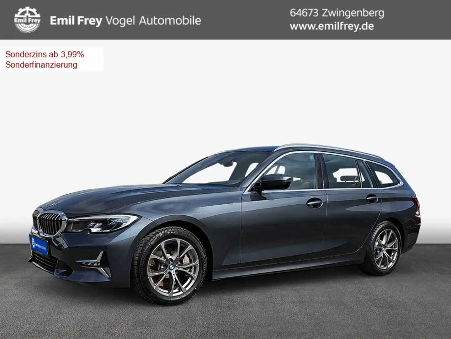 BMW 330 d Touring Aut. Luxury Line Grau - 1