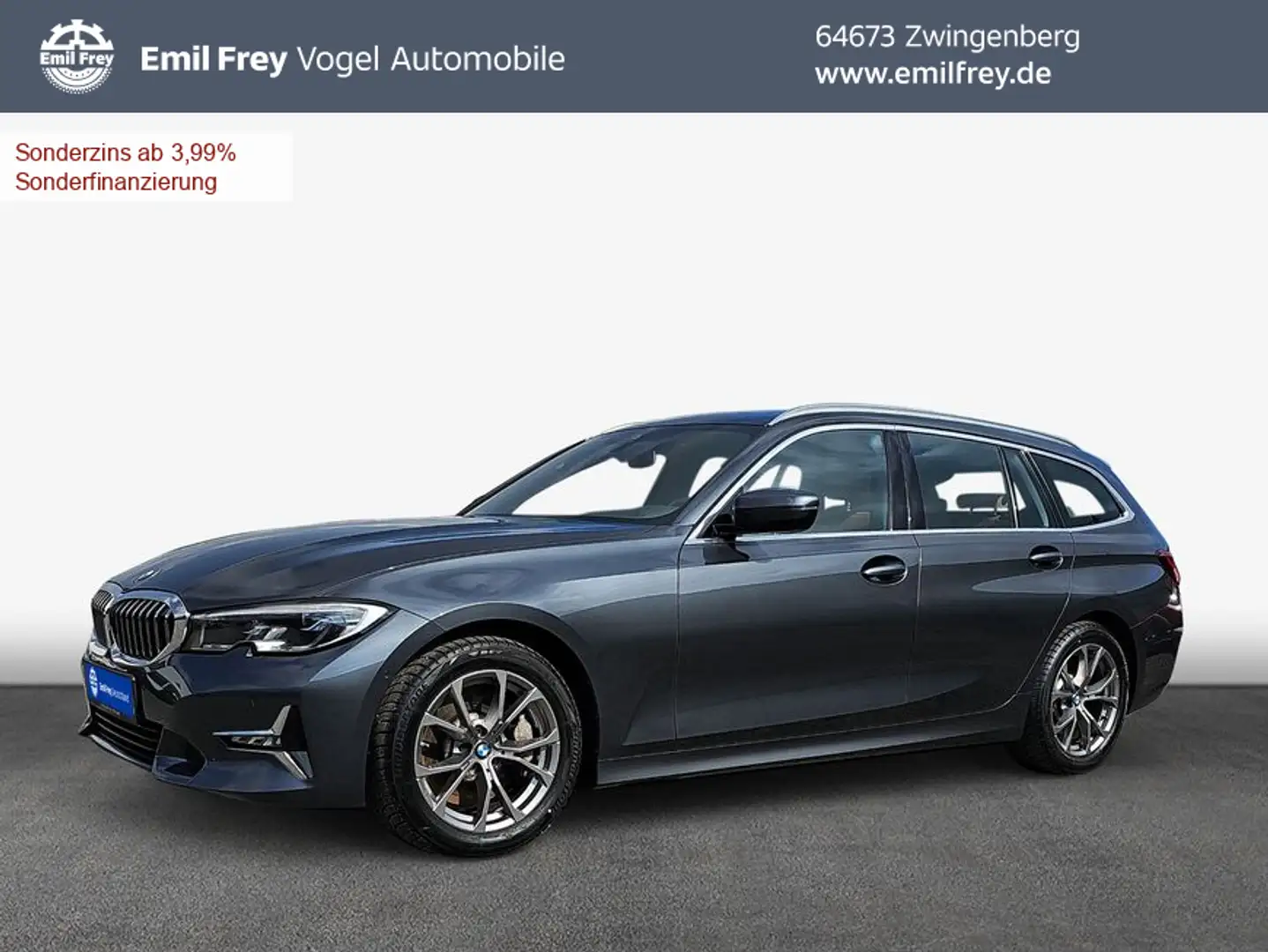 BMW 330 d Touring Aut. Luxury Line Grijs - 1