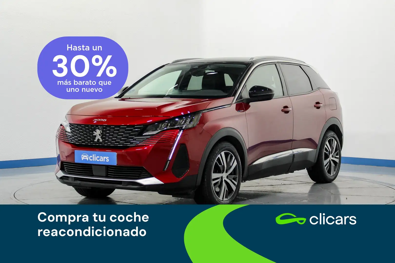 Peugeot 3008 HYB PHEV 225 Allure Pack e-EAT8 Rojo - 1