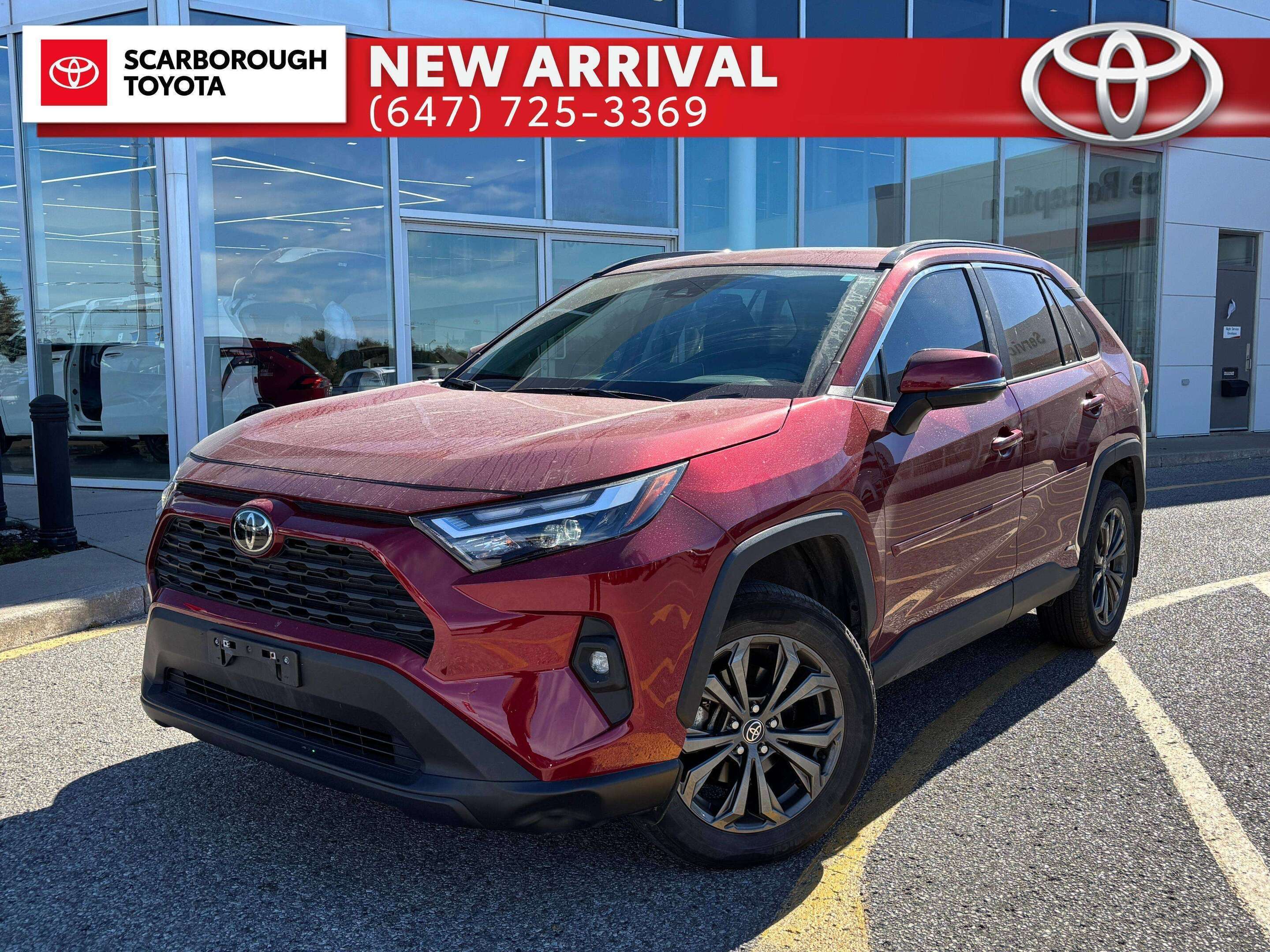 Red 2025 Toyota RAV4 Hybrid SUV / Crossover All-Wheel Drive Automatic