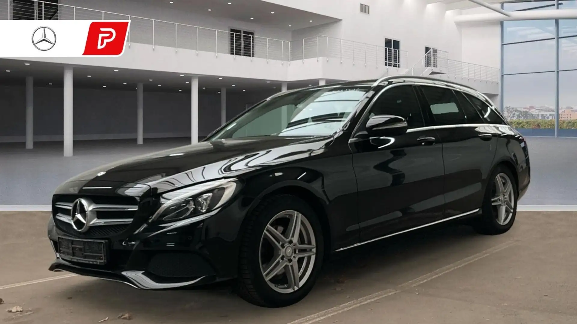Mercedes-Benz C 180 T CGI AVANTGARDE LED NAVI AHK 2.HAND Schwarz - 1