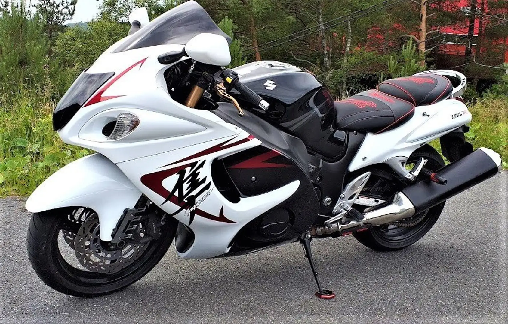 Suzuki GSX 1300 Hayabusa Wit - 1