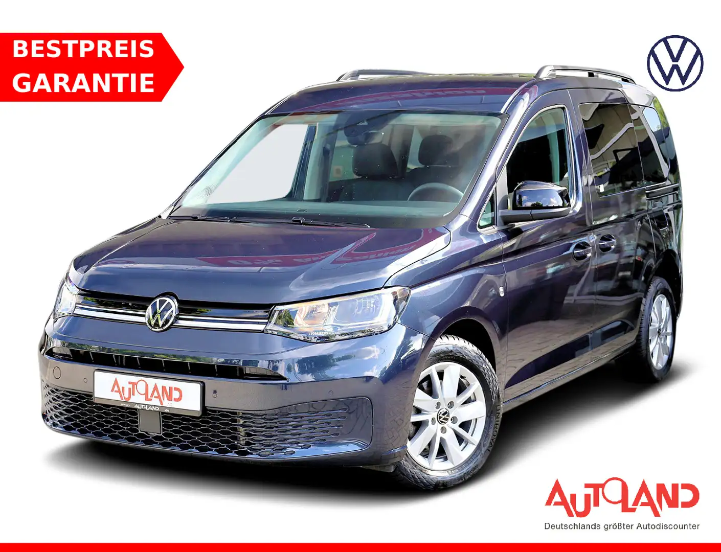 Volkswagen Caddy 2.0 TDI Life Navi Tempomat DAB PDC AHK Blu/Azzurro - 1