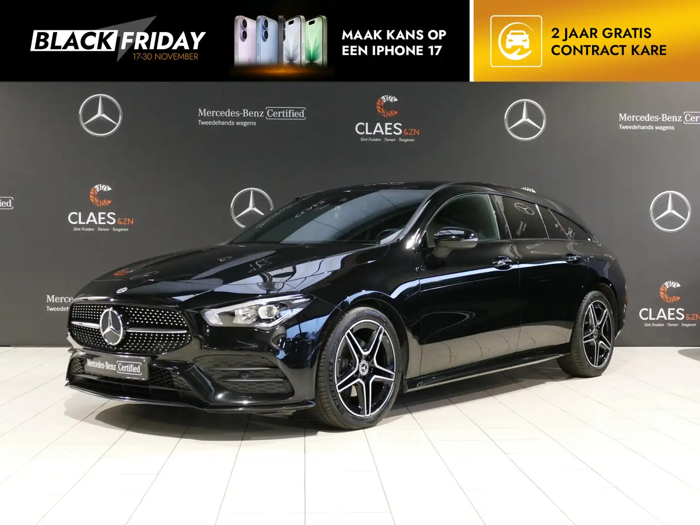 Mercedes-Benz CLA 180 180d Shooting Brake AMG Line DOS 4114 Zwart - 1