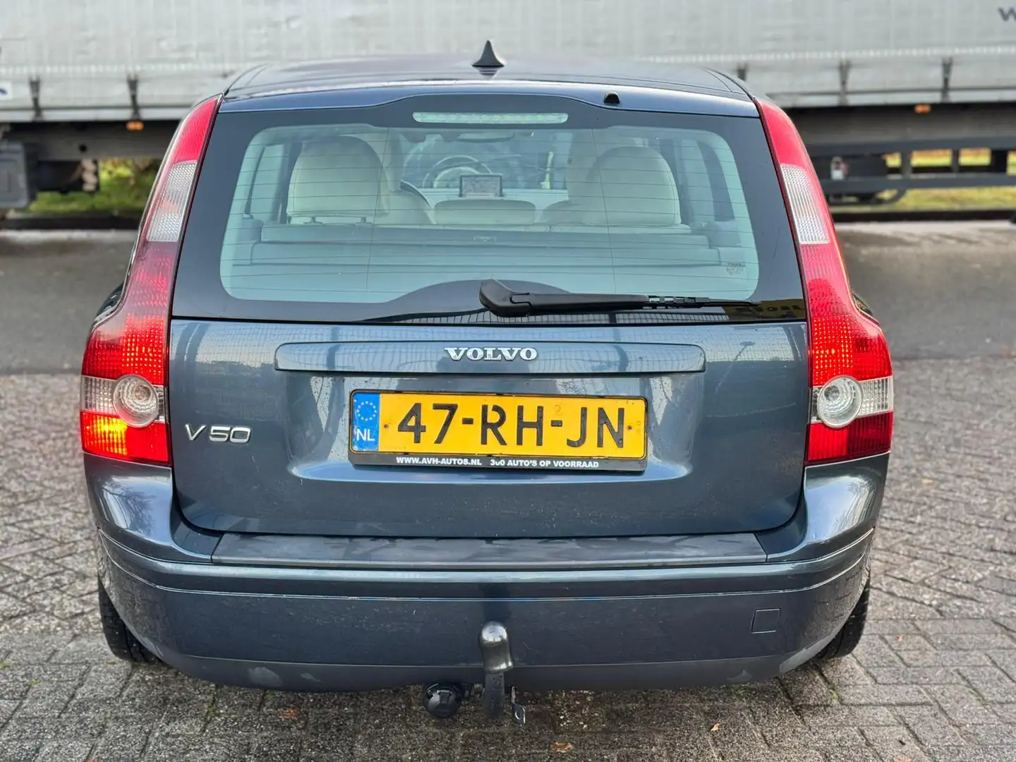 Volvo V50 1.8 Exclusive|XENON|NAVI|LEDER Blauw - 2