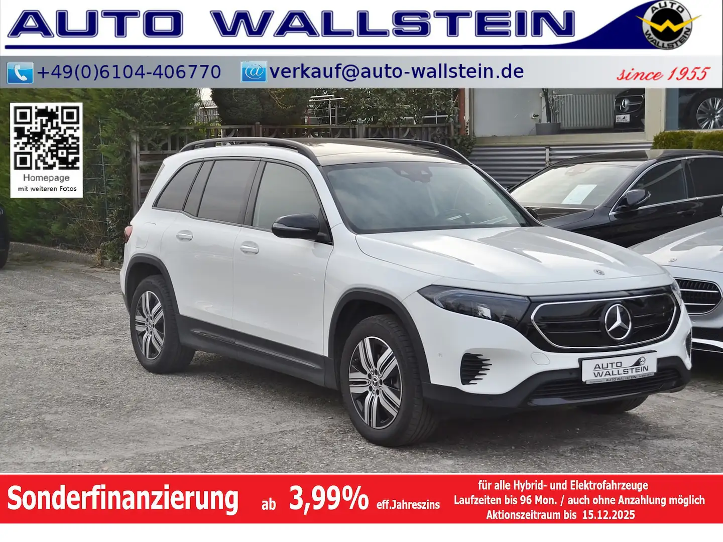 Mercedes-Benz EQB 250 EQB 250+ Plus Electric Art Adva-Plus (Pano KLGo Blanc - 1