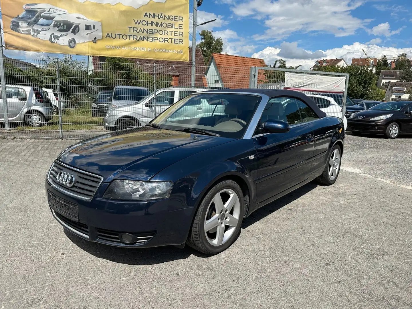 Audi A4 3.0i V6 Cabrio Leder Klimaauto. PDC Tüv 05.27 Blau - 1