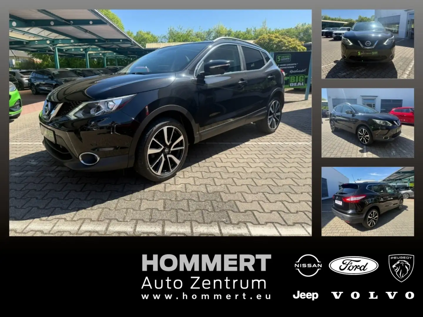 Nissan Qashqai 1.2 DIG-T Tekna *elek. Sitze*Pano*360°* Schwarz - 1
