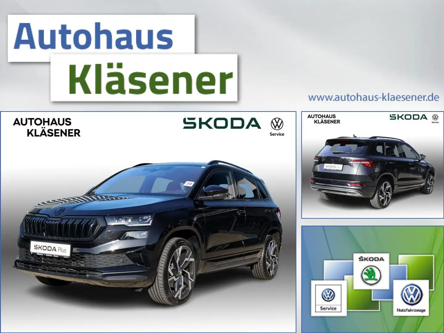 Skoda Karoq Sportline 1.5 TSI 110 KW DSG Schwarz - 1