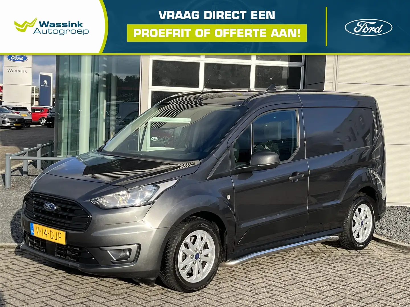 Ford Transit Connect L1 1.0 Benzine 100pk Trend | Airconditioning | Tre Gris - 1