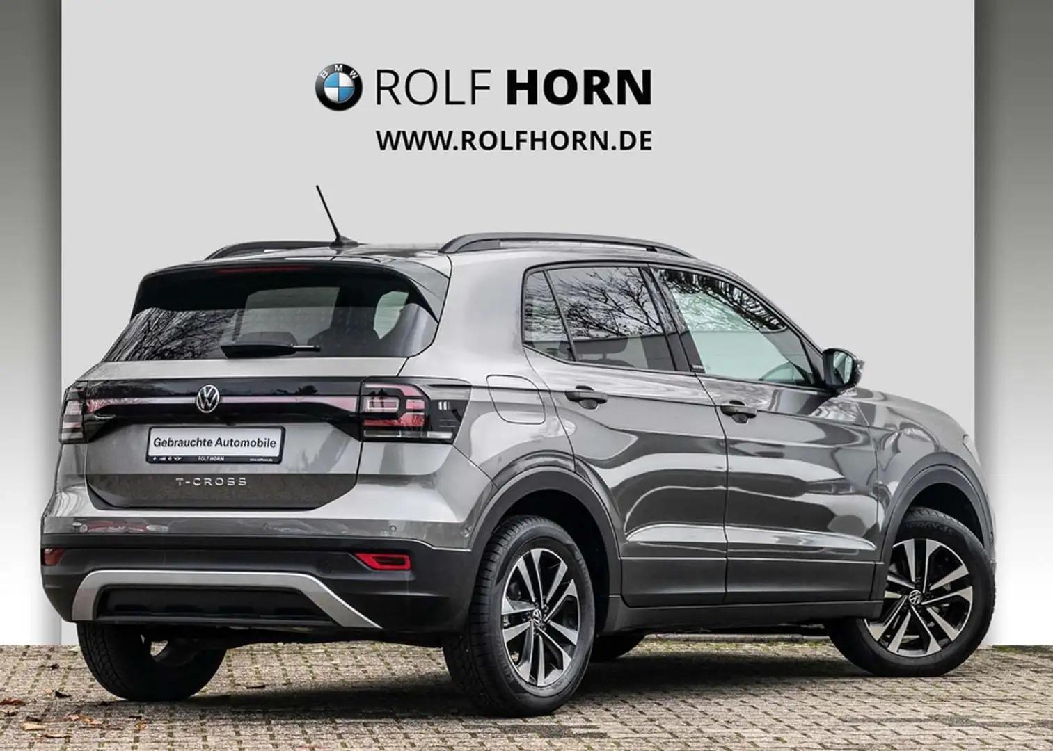 Volkswagen T-Cross 1.0 TSI OPF DSG Navi RFK Klima Sitzhzg Grau - 2