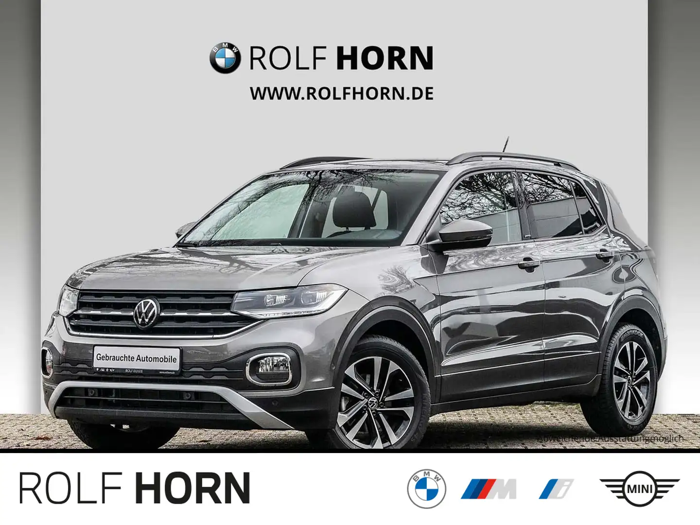 Volkswagen T-Cross 1.0 TSI OPF DSG Navi RFK Klima Sitzhzg Grau - 1