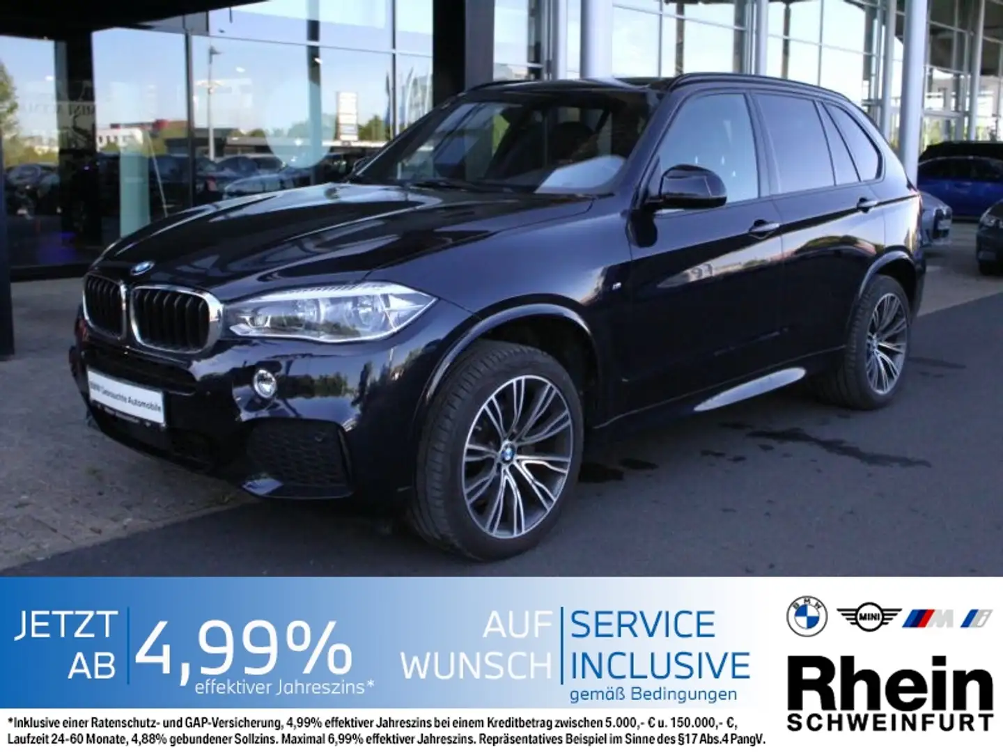 BMW X5 xDrive30d M Sport Glasdach. AHK. Softclose Zwart - 1
