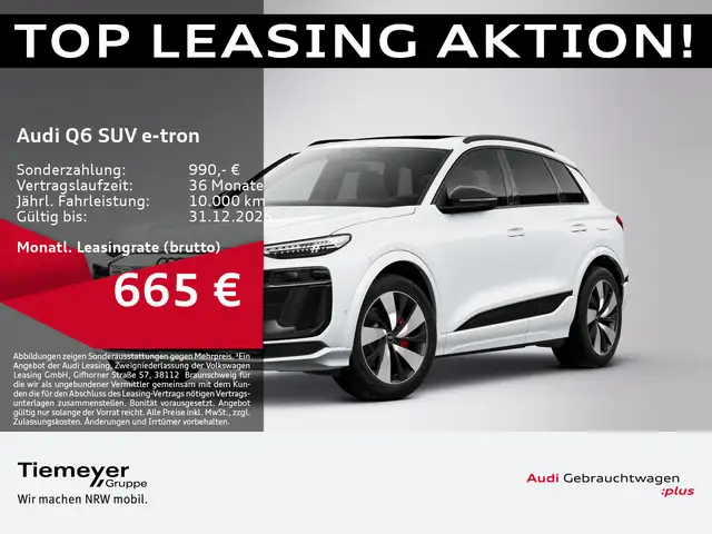 Audi Q6 e-tron Q S LINE PANO LUFTF BF-DISPLAY BuO LM2