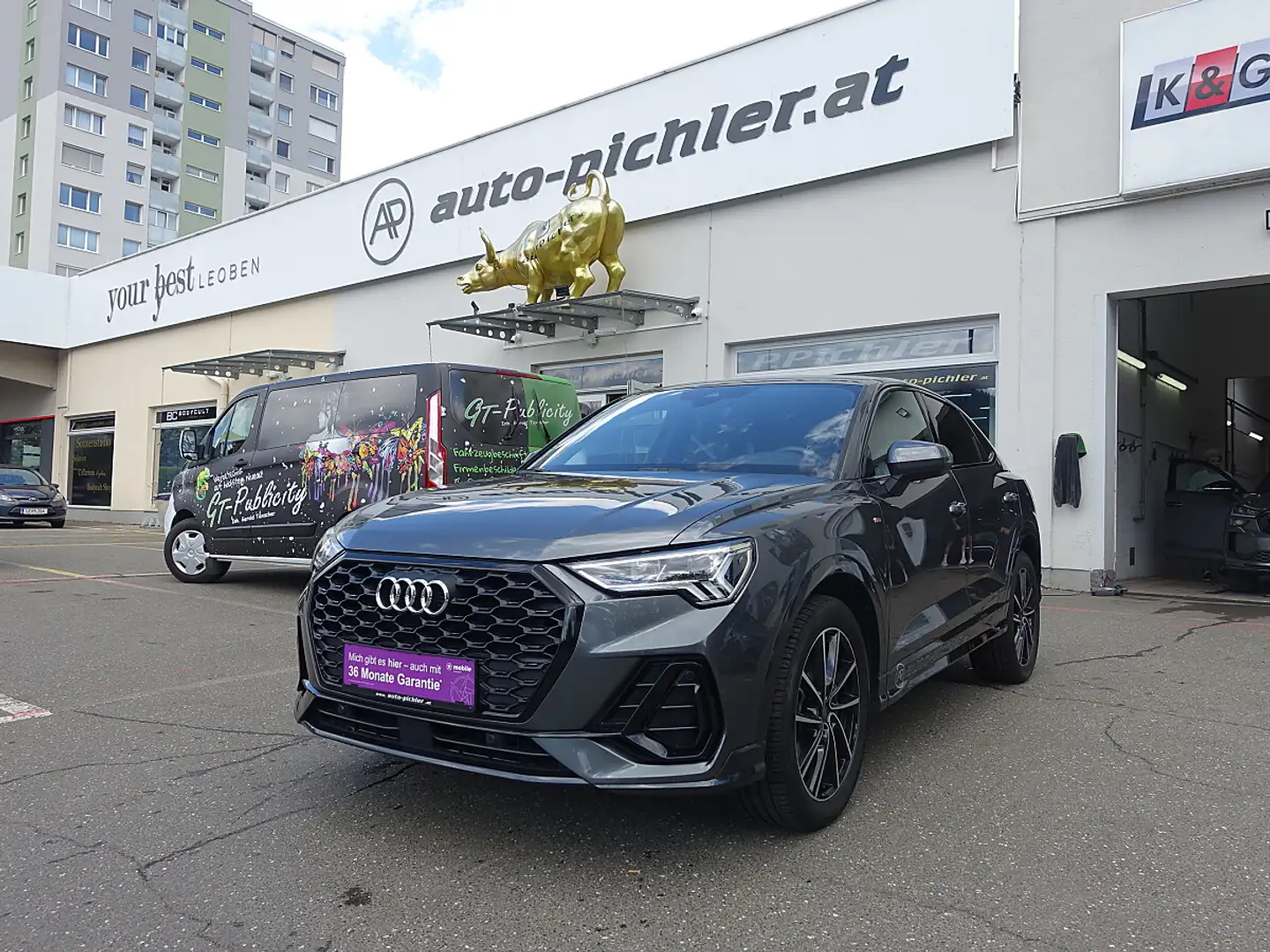 Audi Q3 Sportback 35 TDI S-line S-tronic Grau - 1