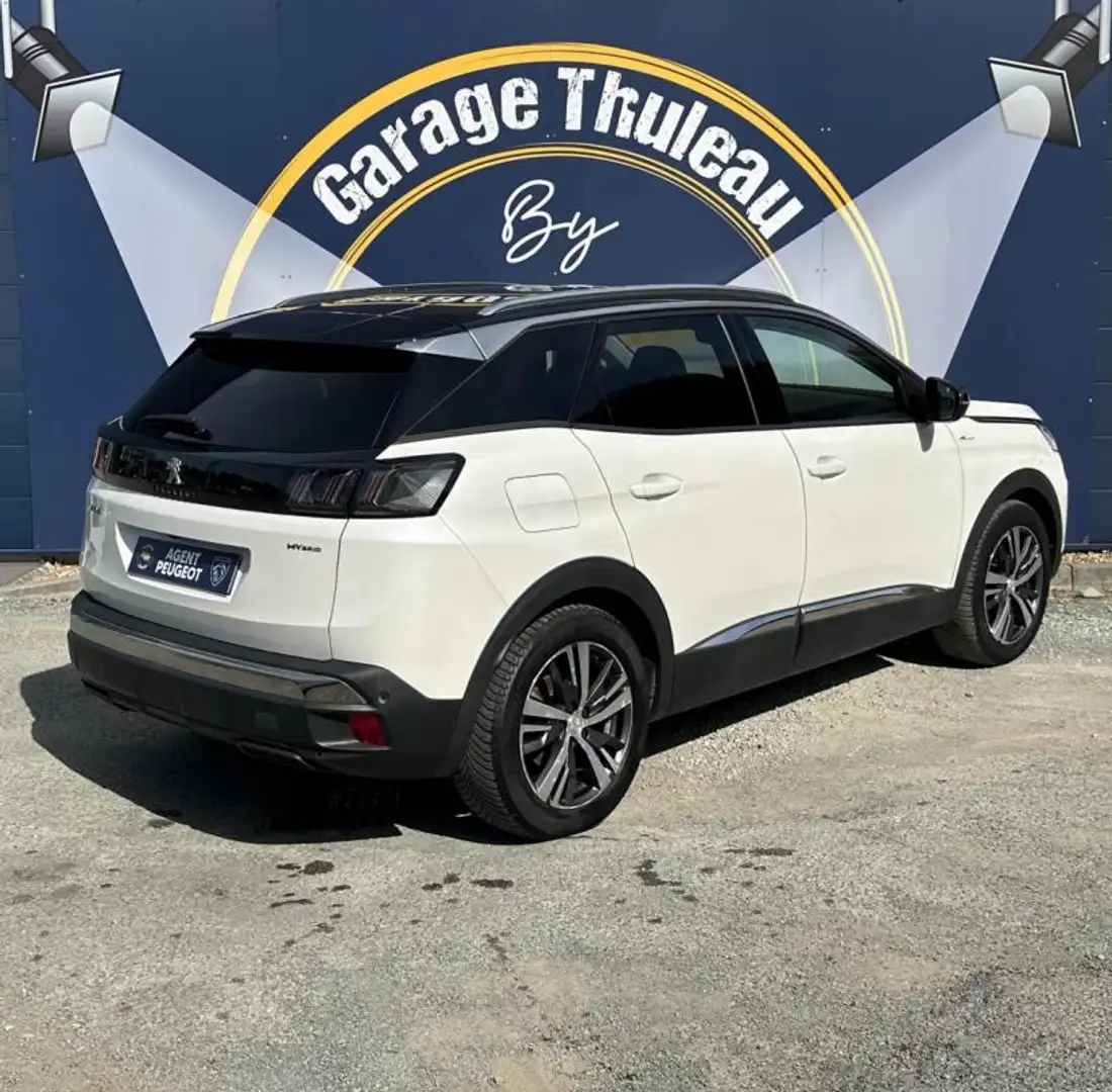 Peugeot 3008 II 1.6 HYBRID 225 E-EAT8 Allure Pack Blanc - 2