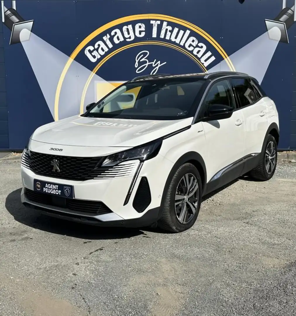 Peugeot 3008 II 1.6 HYBRID 225 E-EAT8 Allure Pack Blanc - 1