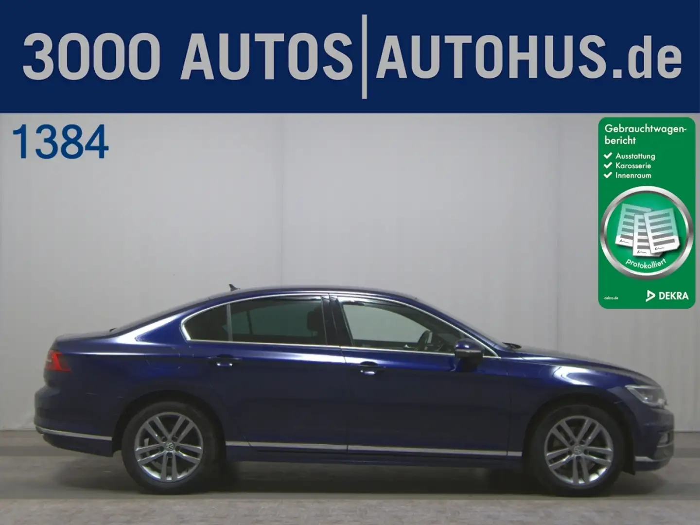 Volkswagen Passat 2.0 TDI BMT Highline AHK Navi ACC R-Line Blau - 1