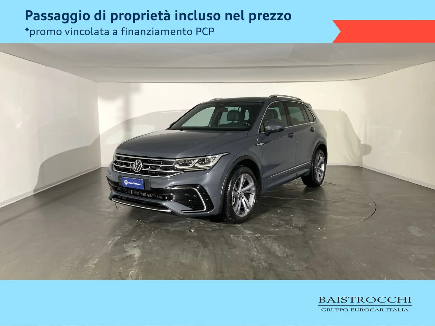 Volkswagen Tiguan 2.0 tdi r-line 4motion 200cv dsg Grigio - 1