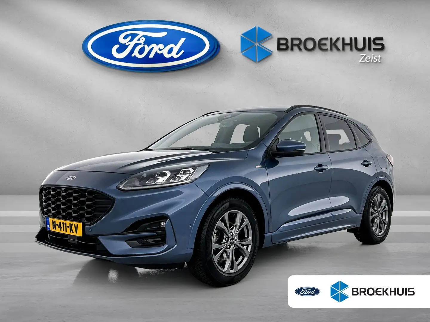 Ford Kuga 1.5 EcoBoost ST-Line X | 100% dealer o.h. | All we Blauw - 1