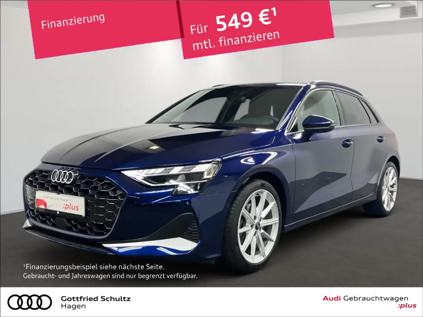 Audi A3 Sportback 30 TFSI S-tronic LED NAV ACC advanced Blau - 1