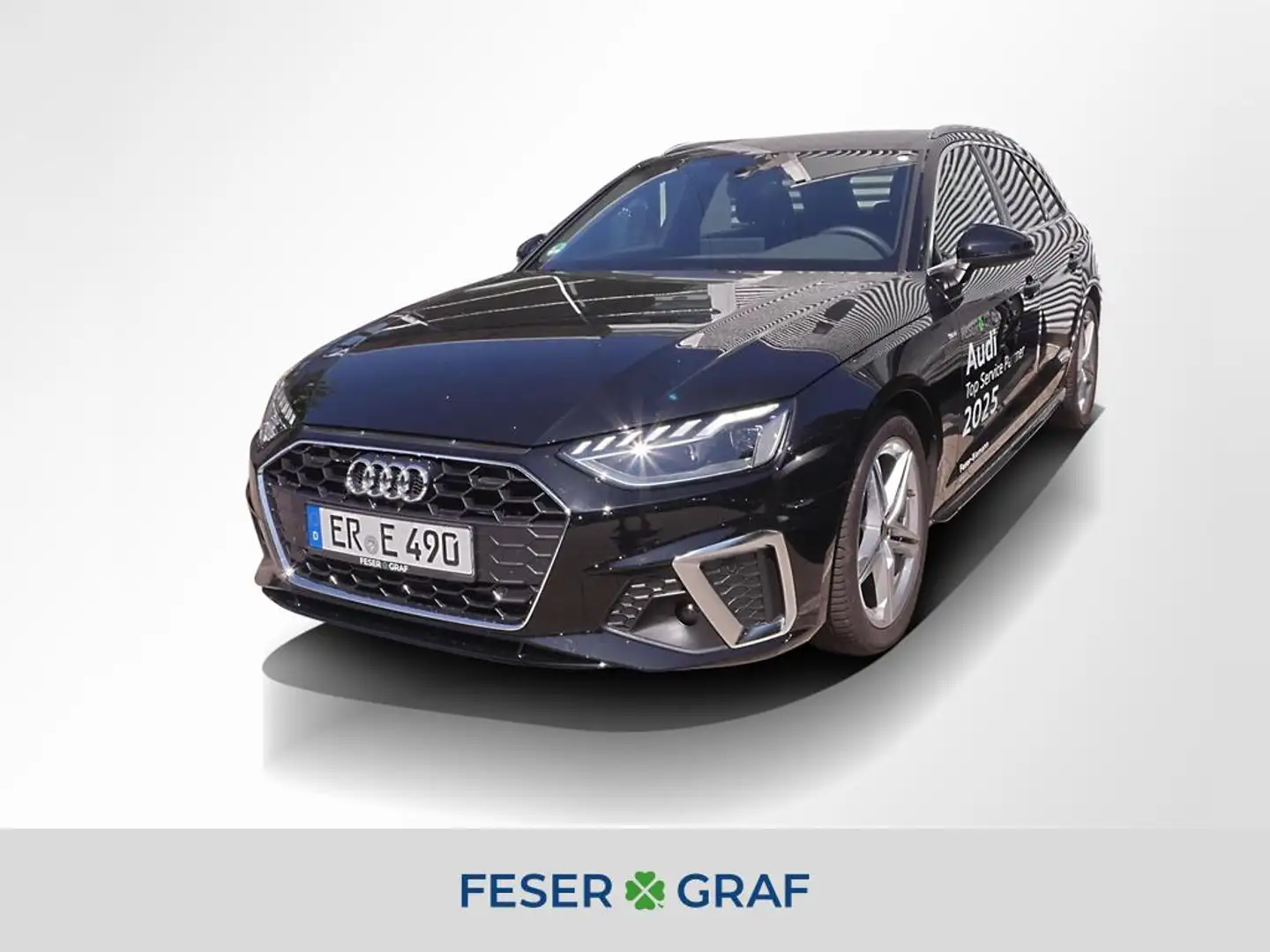 Audi A4 Avant 40 TFSI 2x S line AHK LED V-Cockp. ACC Schwarz - 1